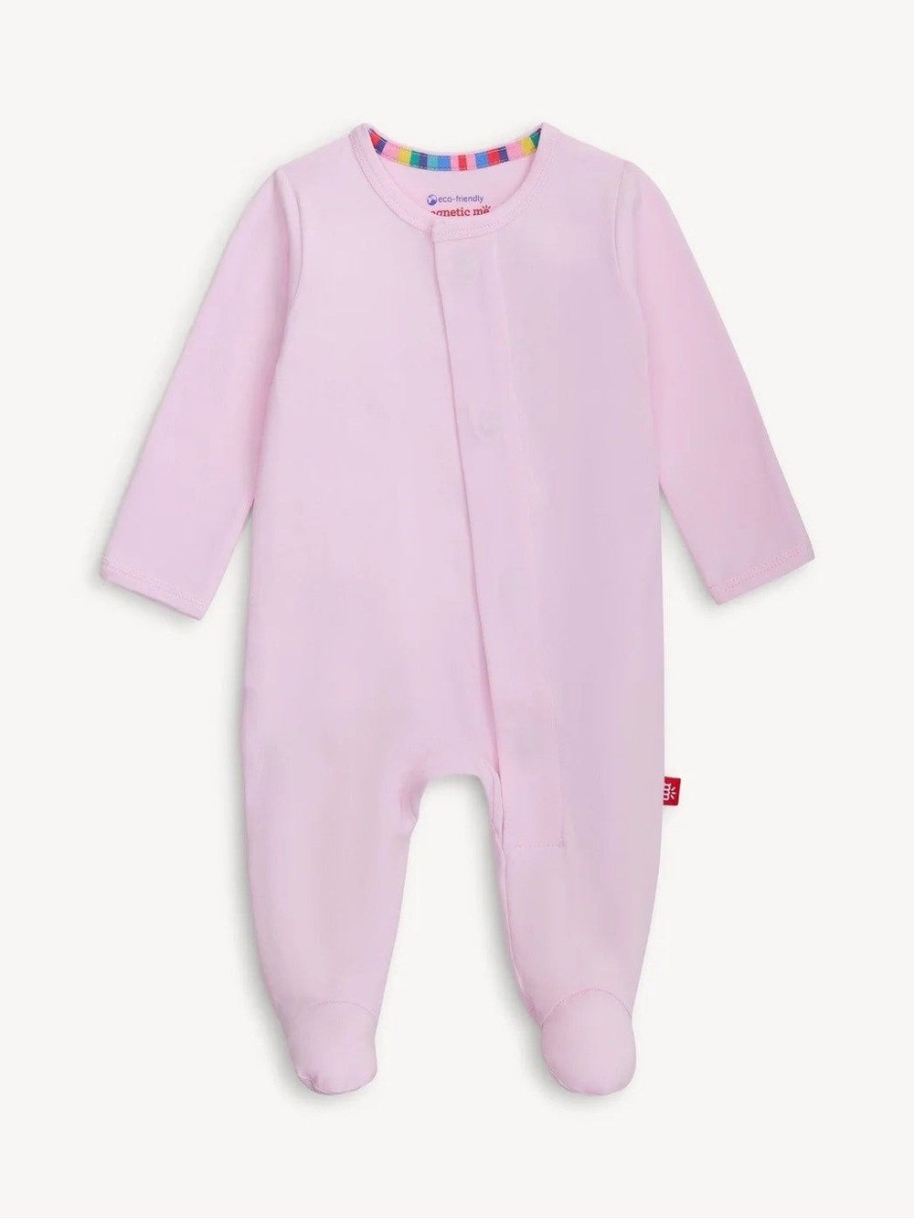 Magnetic Me Light Pink Soft Petal Footie 3-6 6-9 months